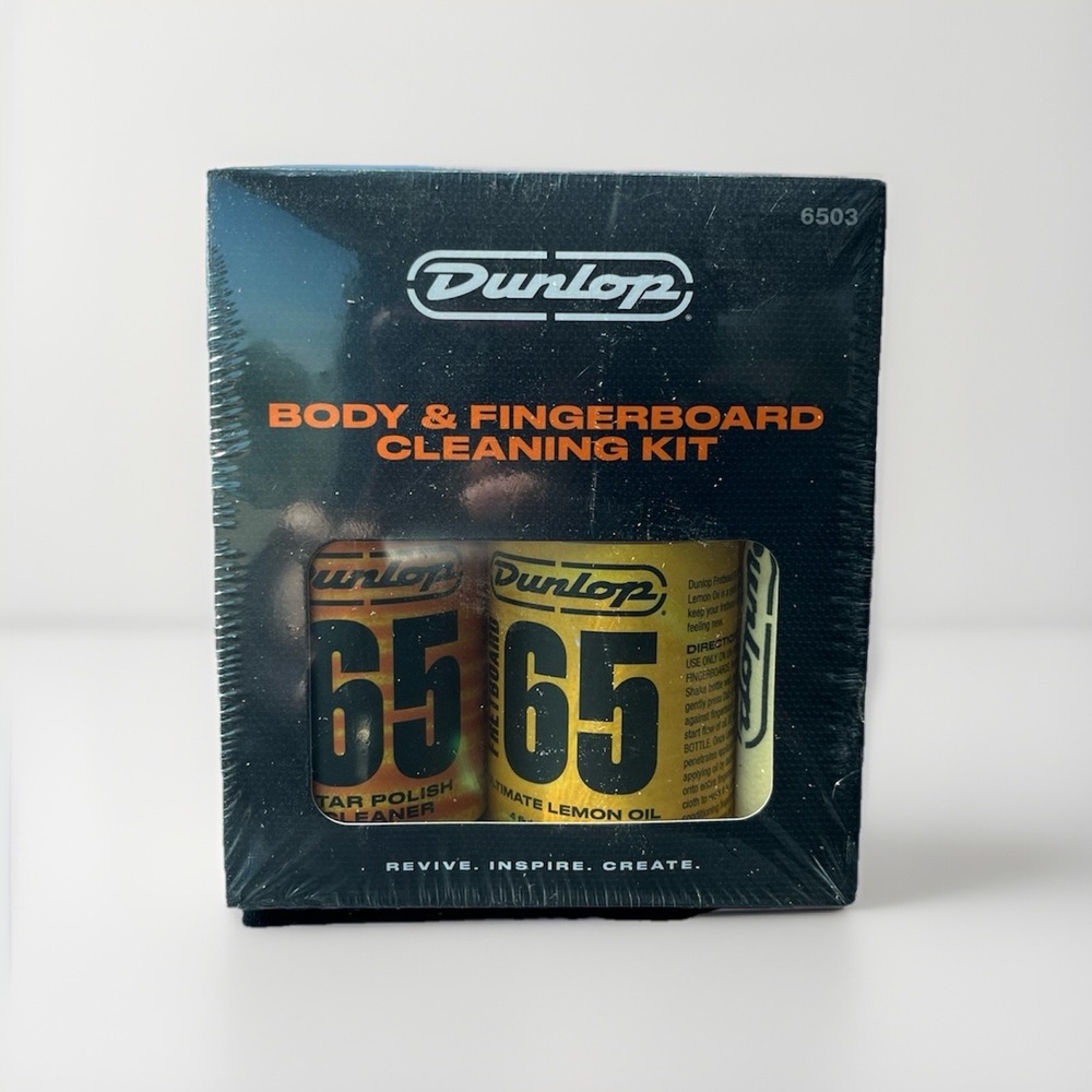 Dunlop 65 Body & Fingerboard Cleaning Kit 6503, Guitar, Sealed